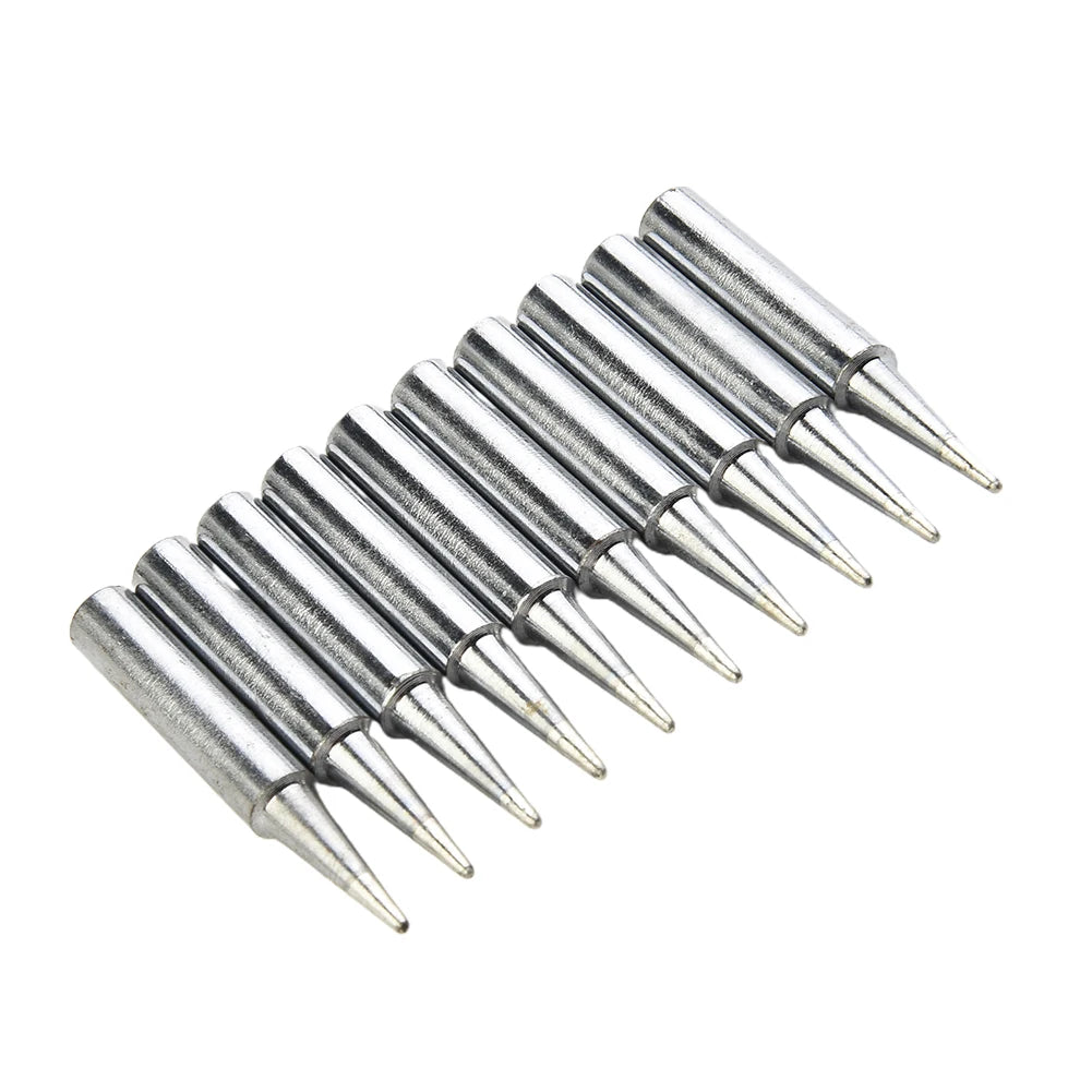 10pcs Solder Iron Tips Set Welding Equipment Accessories Lead-free Pure Copper 900M-T-B For Soldering Station High Quality