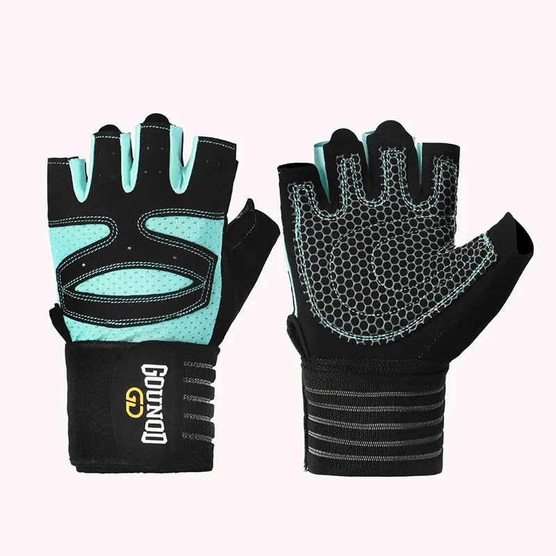 Weightlifting Gloves Wristband Support