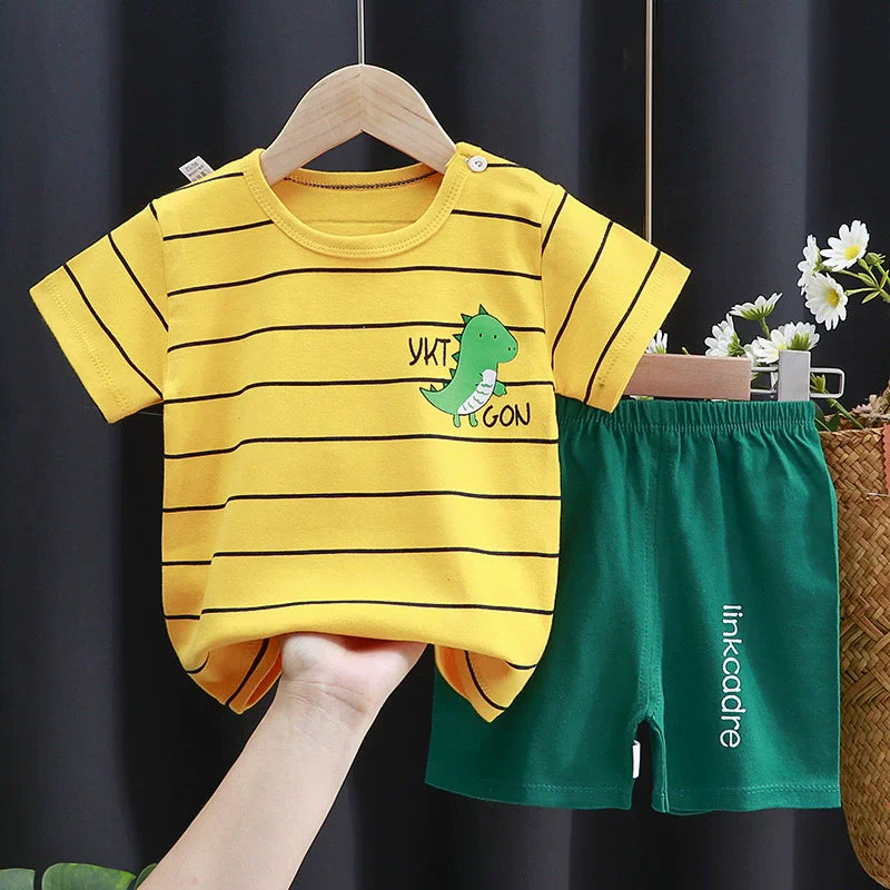 2Pcs Children Outfits 0-6 Years