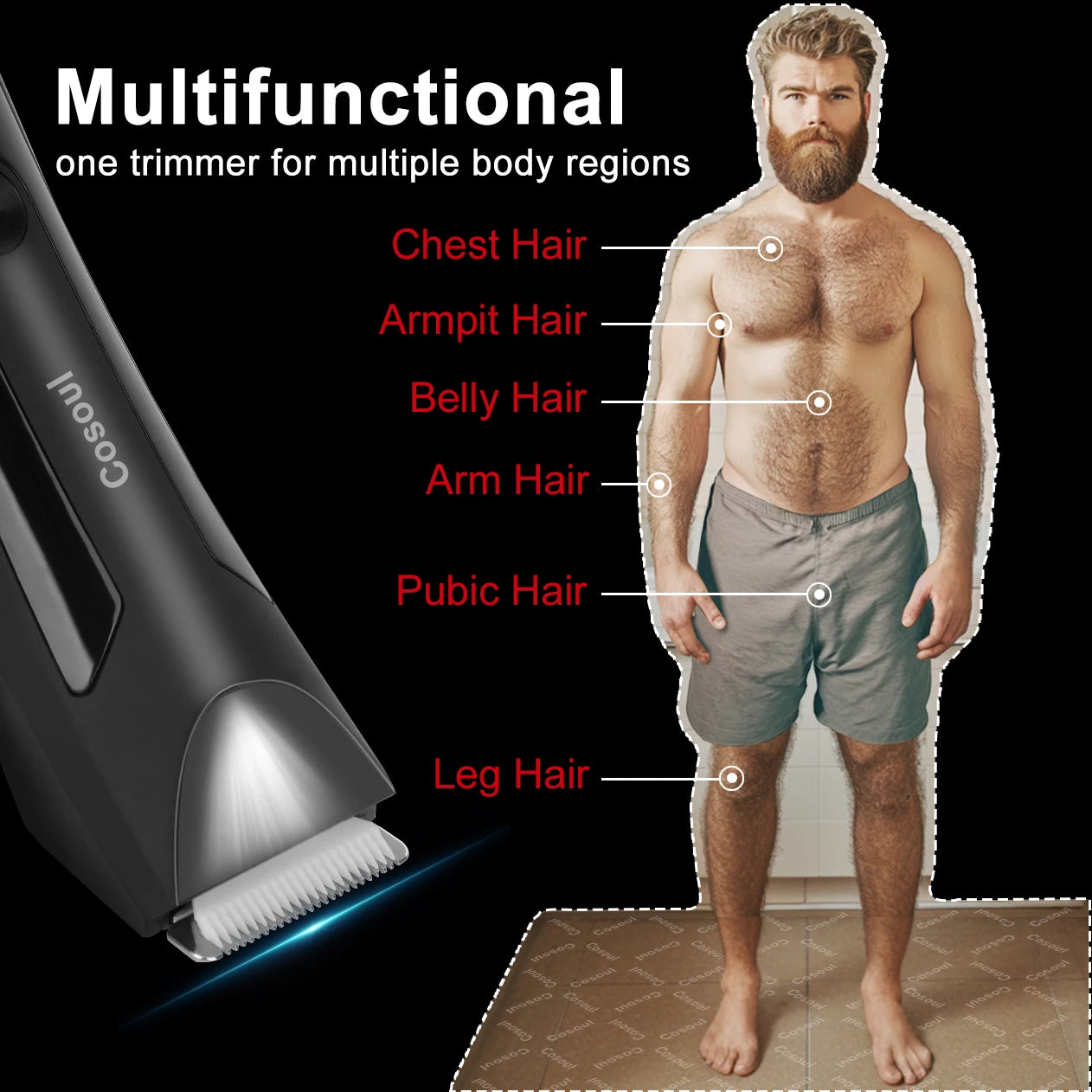 Cosoul Body Hair Trimmer