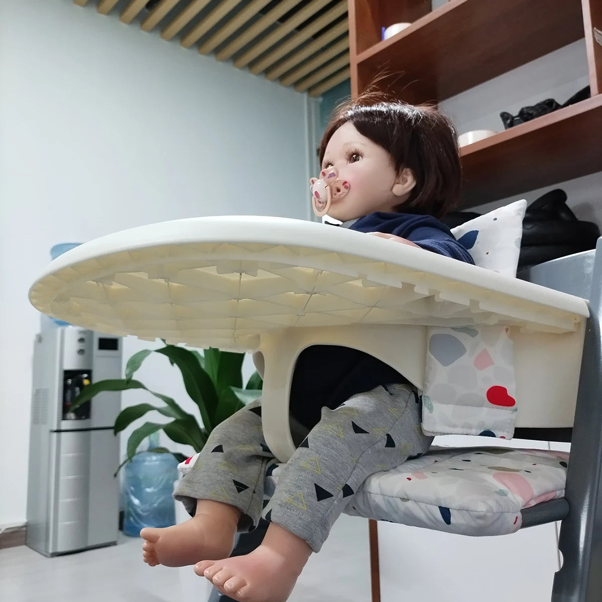 Baby Seat Tray For Stokke Tripp Trapp Highchair Used As A Snack Plate or Toy Tray Storage Rack Vacuum Adsorption