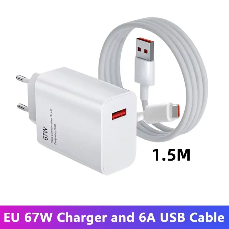 67W Fast USB Charger