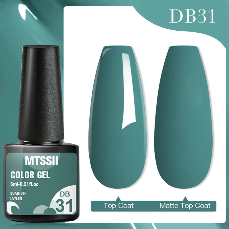 Gold Sliver Reflective Nail Gel Polish