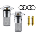 Bathroom Sink Plug Stopper Stainless Steel Filter Basket