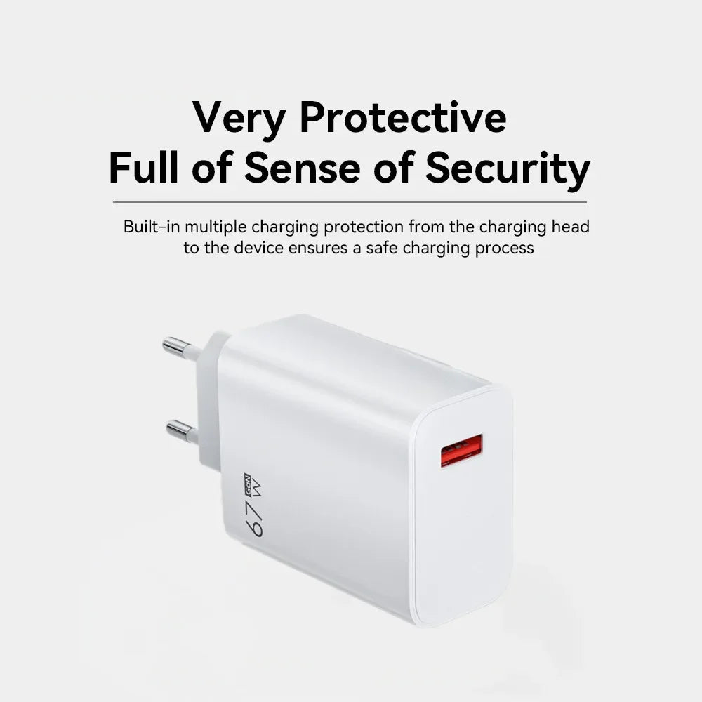 67W Fast USB Charger