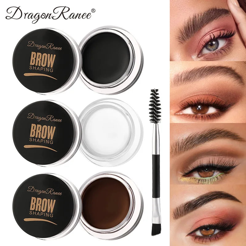 White Bushy Eyebrow Gel - European & American Style