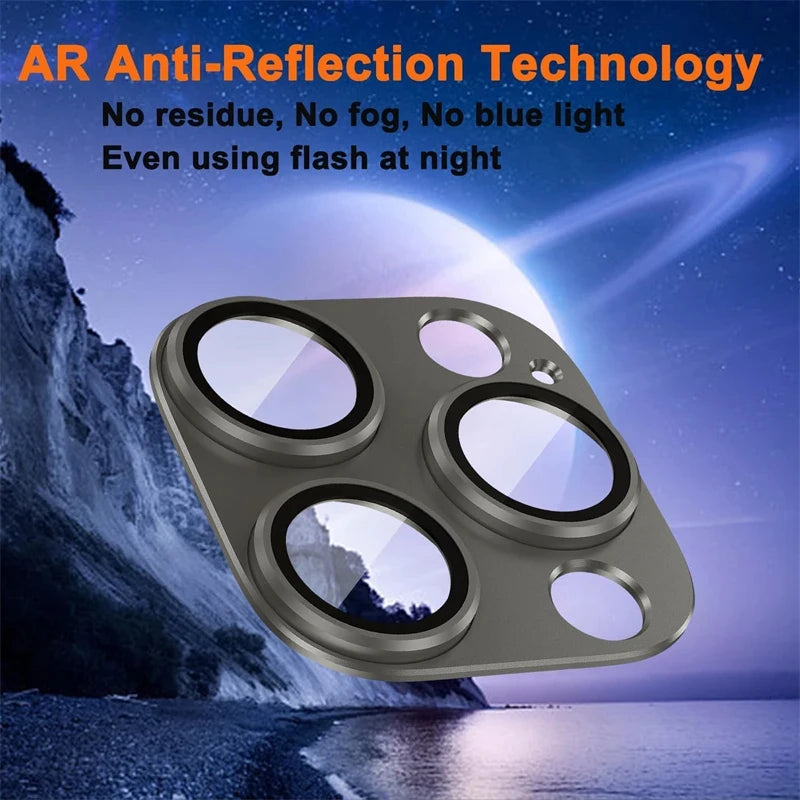 Metal Camera Lens Glass Protector For iPhones