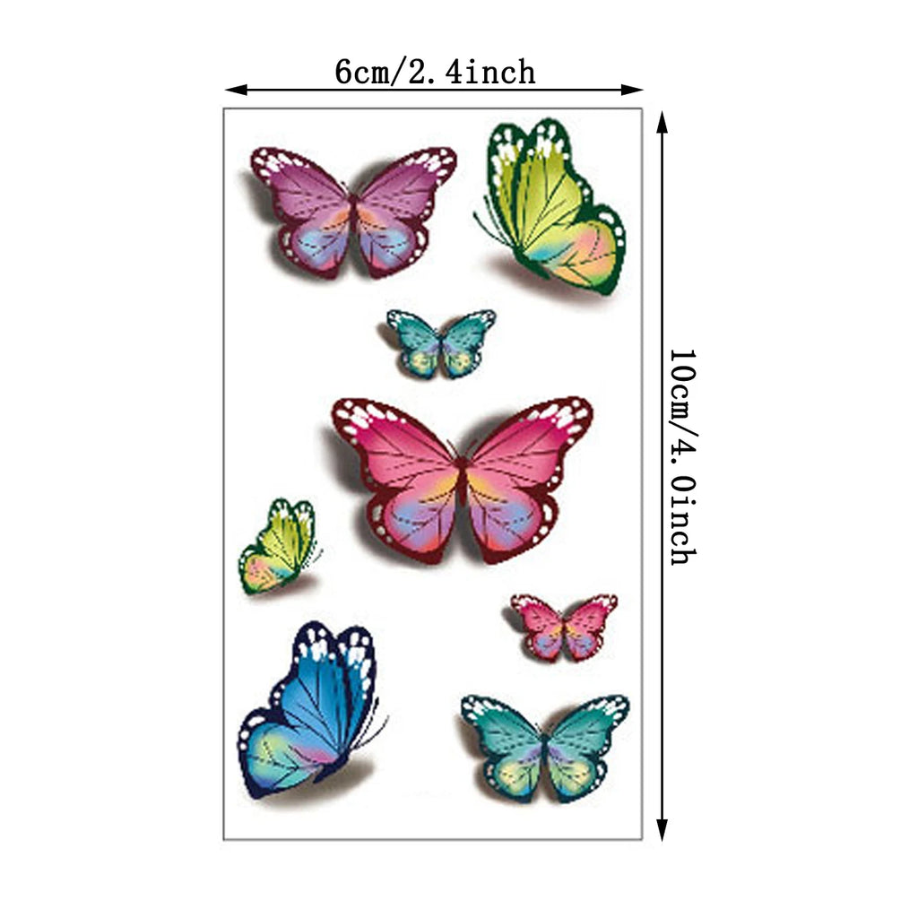 Butterfly Temporary Tattoo Stickers