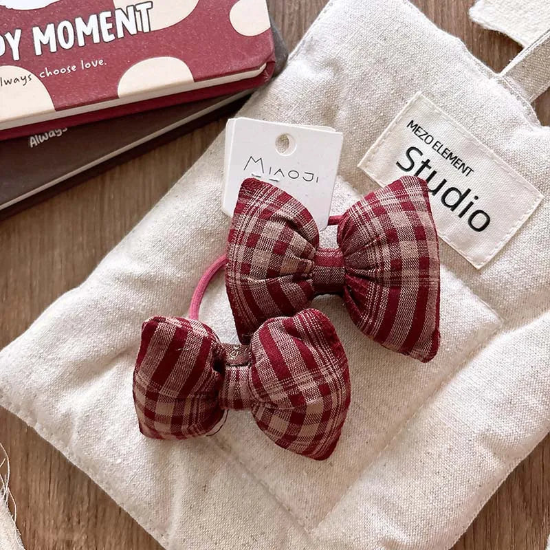 Children Bow Hair Rope Ring Baby Girls