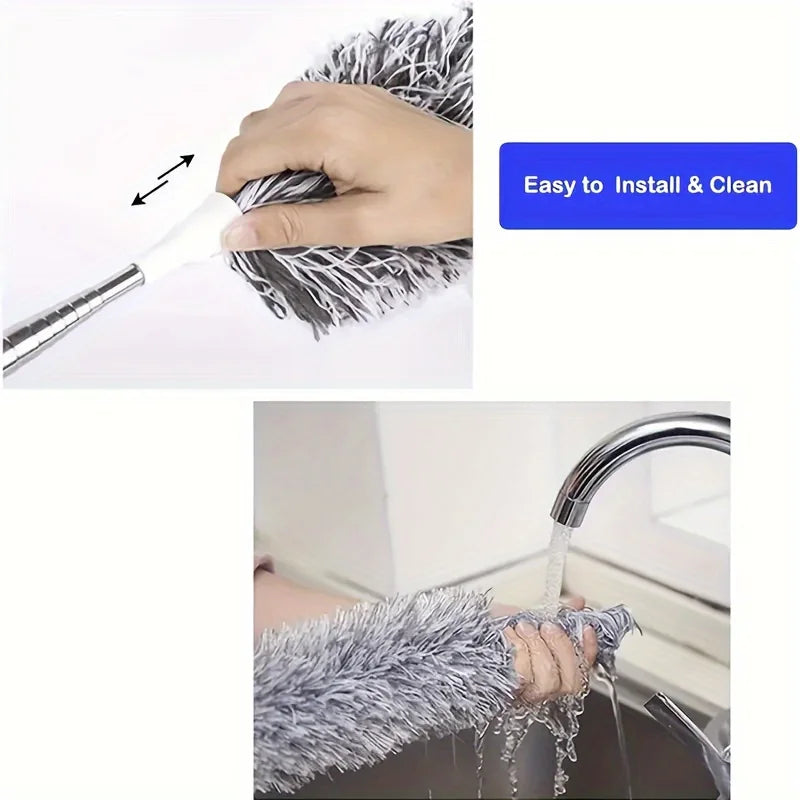 Multifunctional retractable duster
