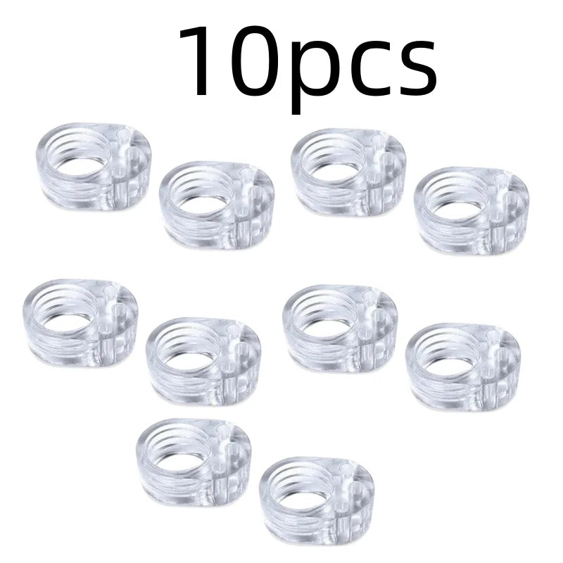 4Pcs Door Stopper Transparen Silicone
