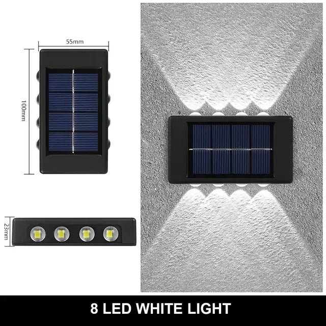 Solar Wall Lamp Outdoor Waterproof Solar Powered Light