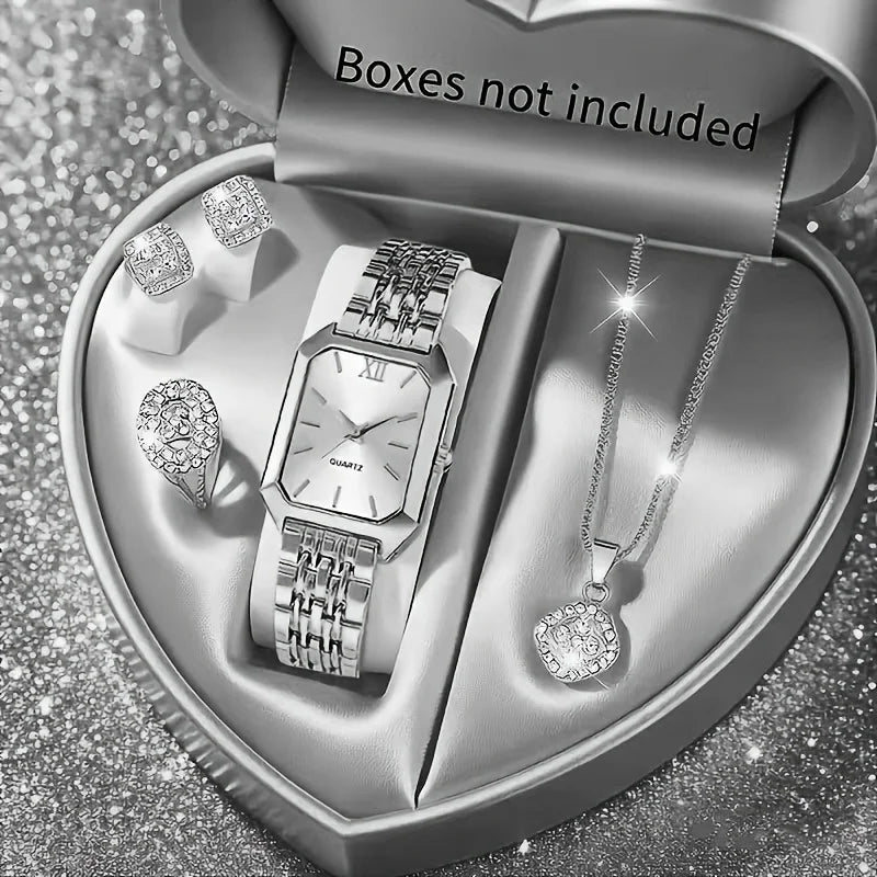 5PCS Womens Elegant Jewelry Set