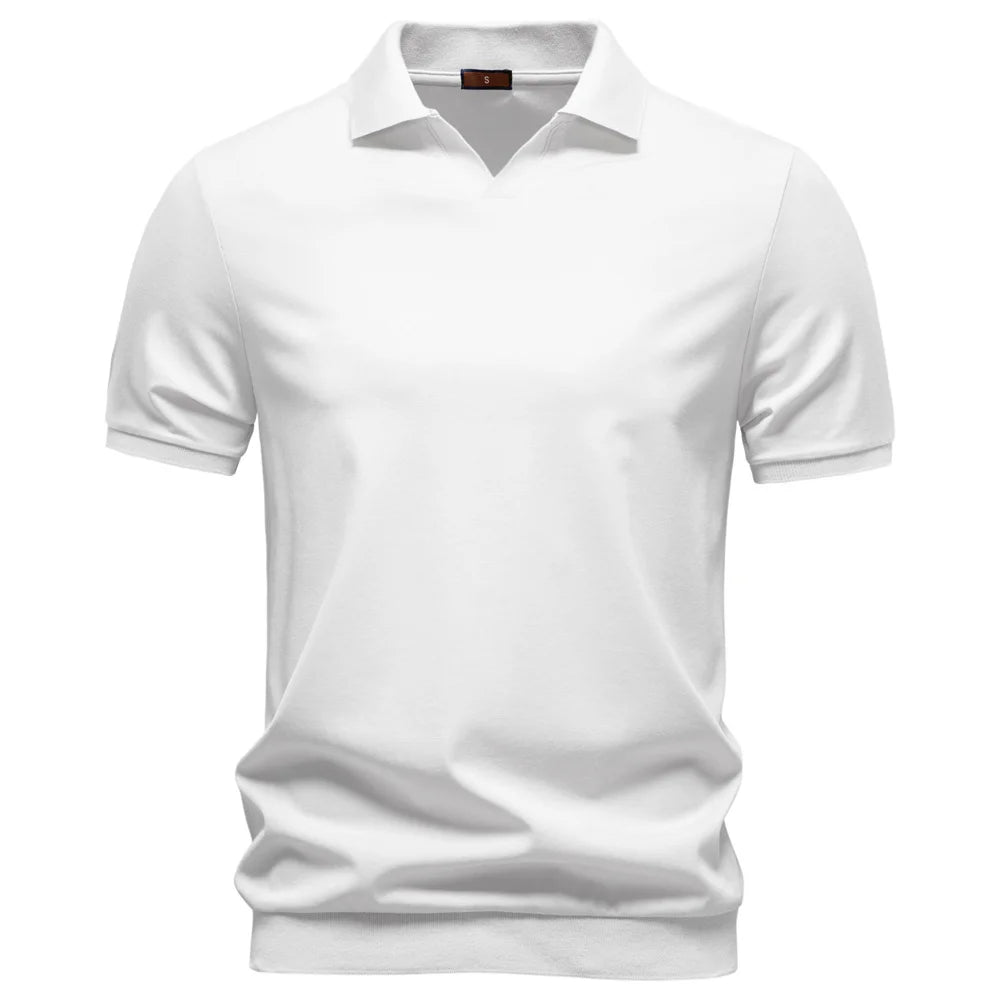 Skin-Friendly Casual Cool Old Money Style Male Polo Shirts