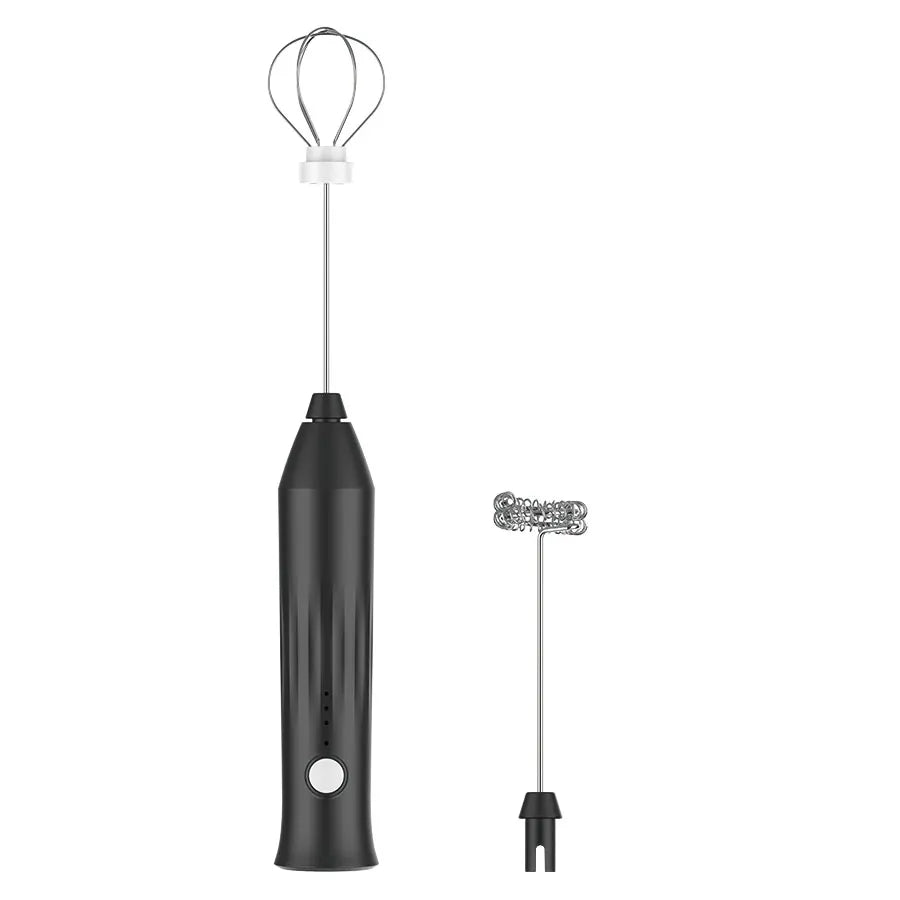 MINI Milk Frother USB Rechargeable 3 Speeds Foam Maker Coffee Whisk Mixer