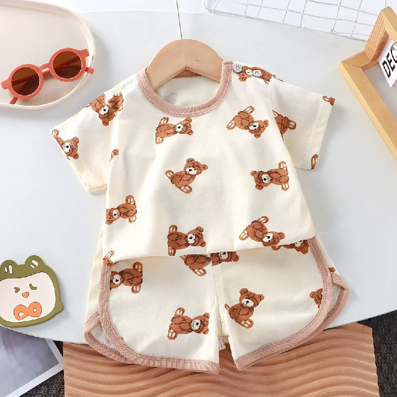 2Pcs Children Outfits 0-6 Years