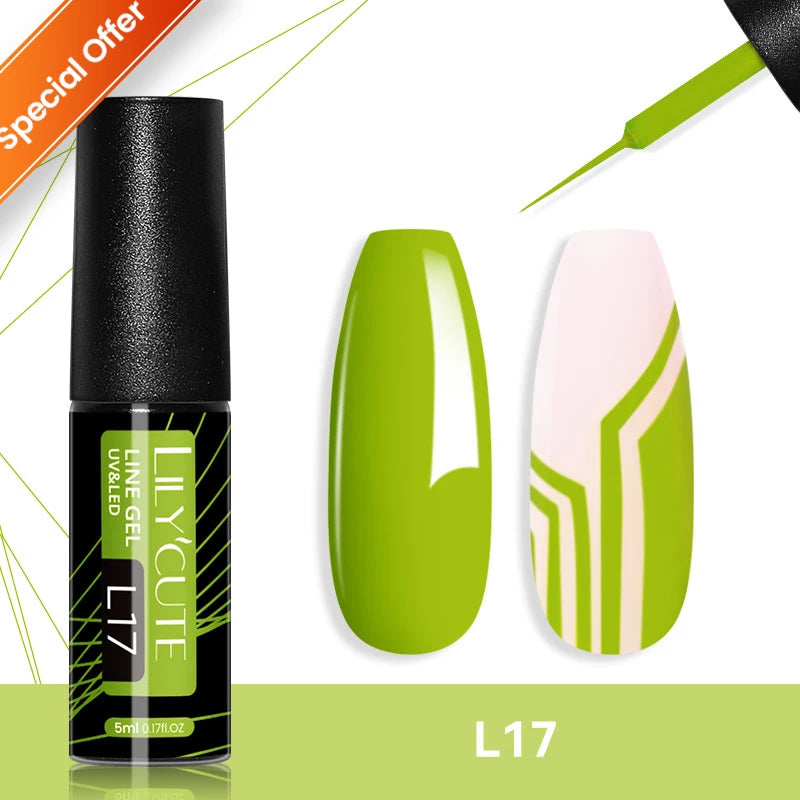 LILYCUTE Nude Crystal Rubber Base Gel Nail Polish