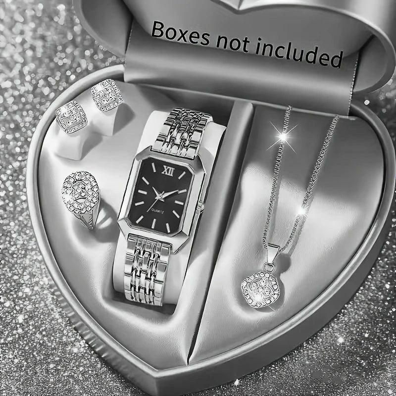 5PCS Womens Elegant Jewelry Set