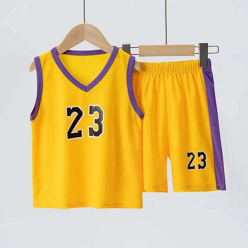 2/4Pcs Summer Children's Quick-drying Sports Suit
