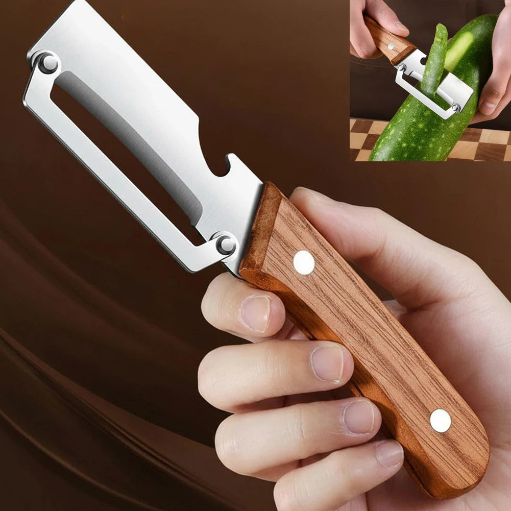 2026 Wooden Multi Functional Vegetable Peeler