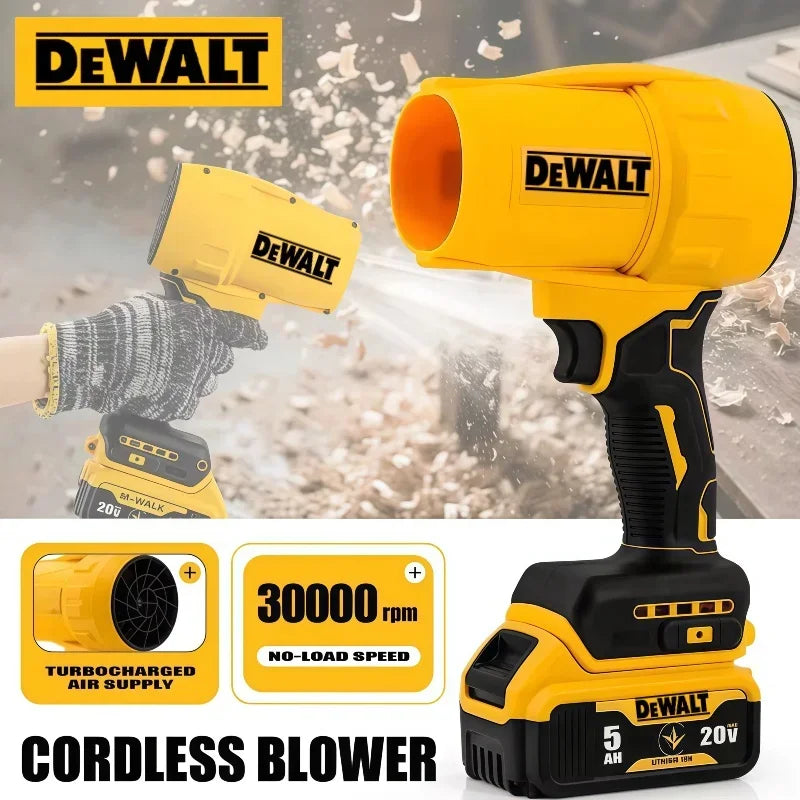 18V Electric Turbo Blowers Car Dryer Handheld Dust Blowing Use Car and Home Daily Household