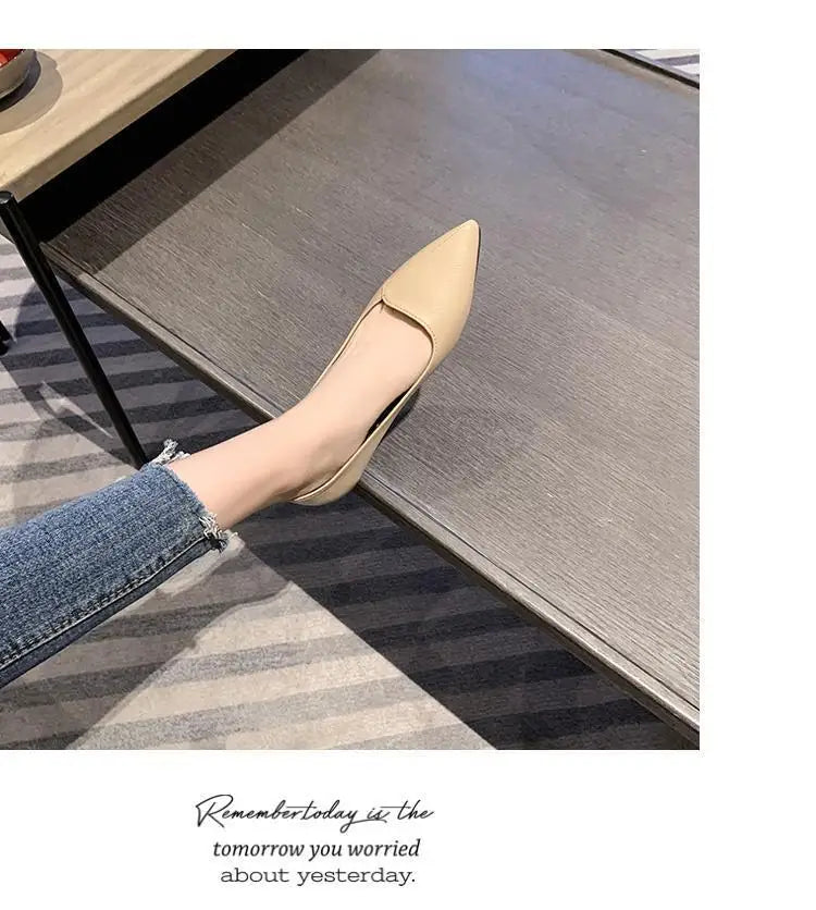 Women Fashion Pointed Toe Slip on Shoes