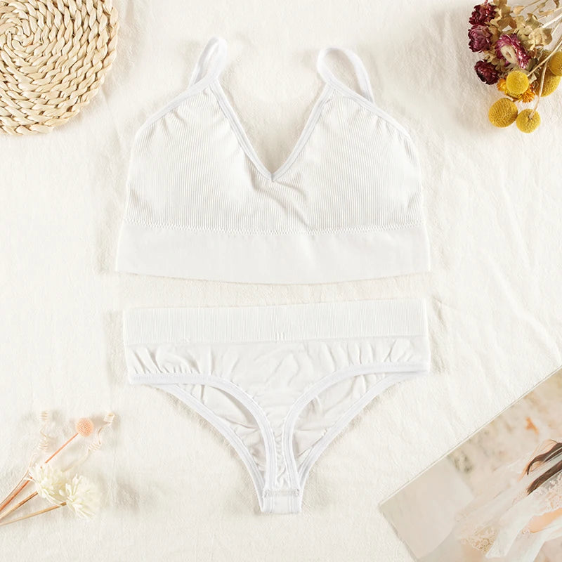 Women Underwear Set, Lingerie Panties Bra