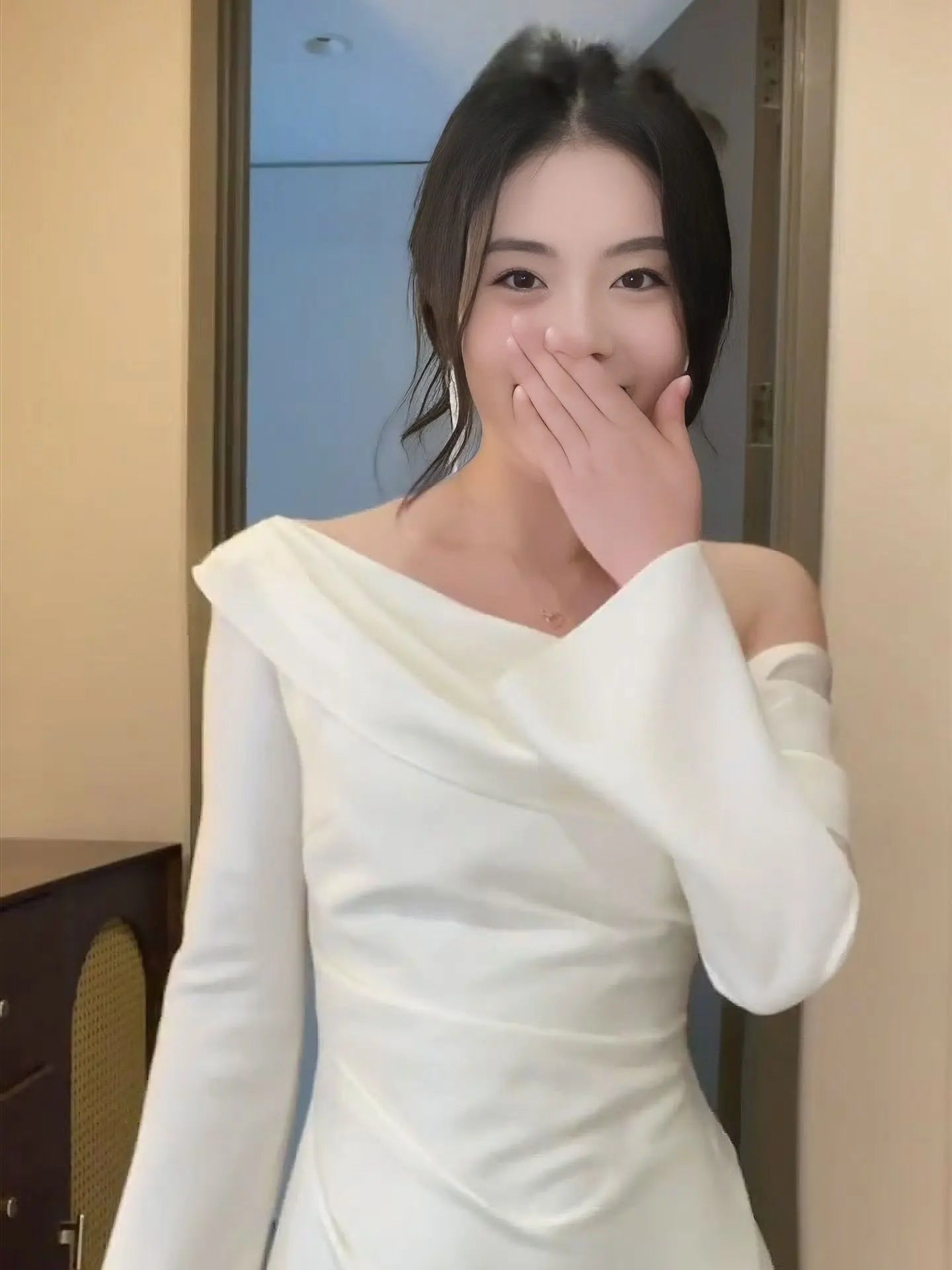 Elegant Satin Slip Dress for Engagement and Parties