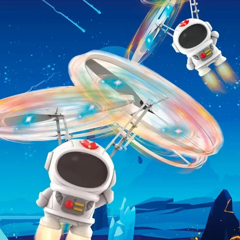 Levitating Luminous Flying Robot Astronaut Toy