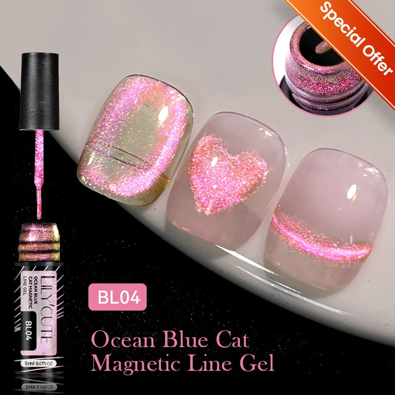 LILYCUTE 7ml Macaron Cream Gel Nail Polish