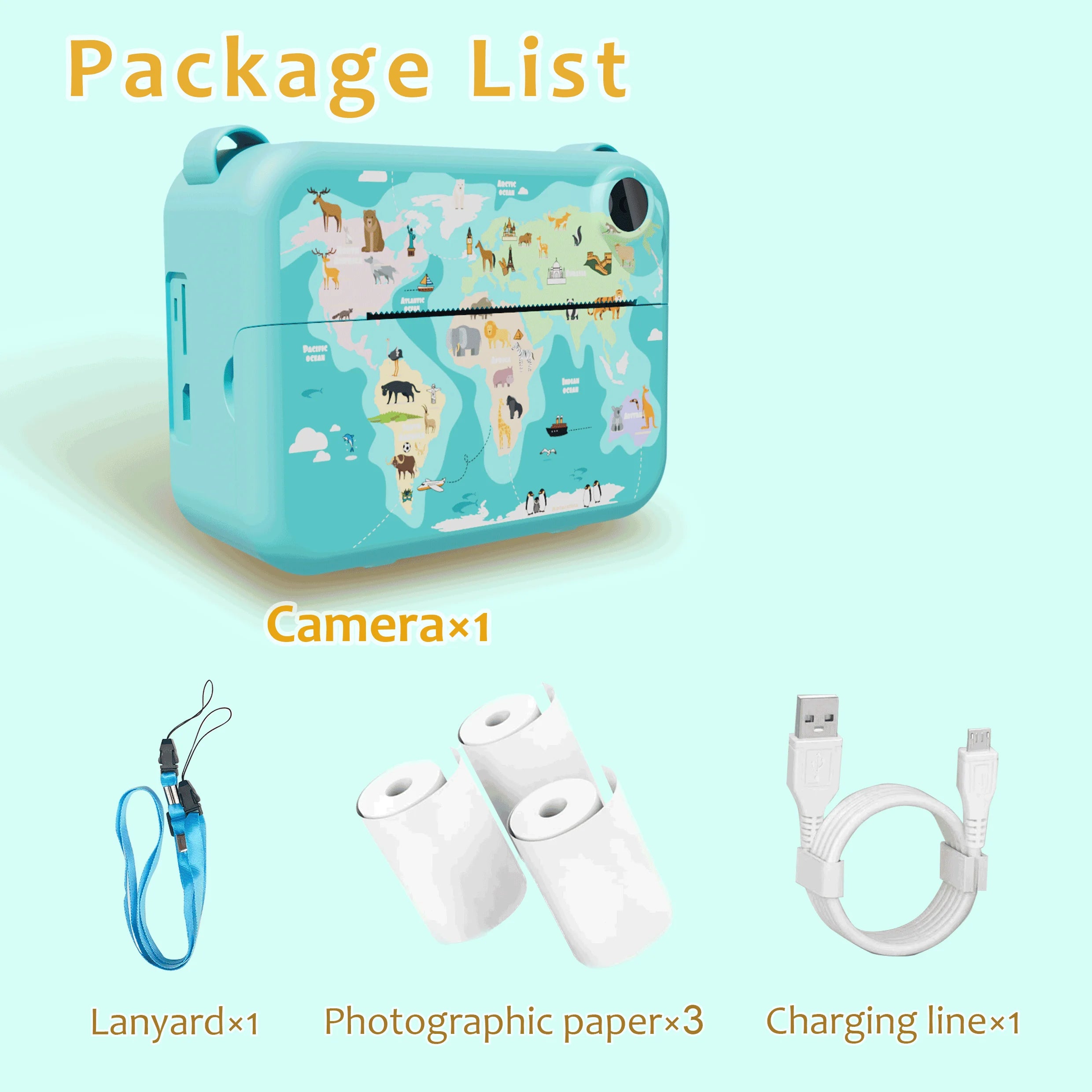 Digital Kids Instant Printing Camera