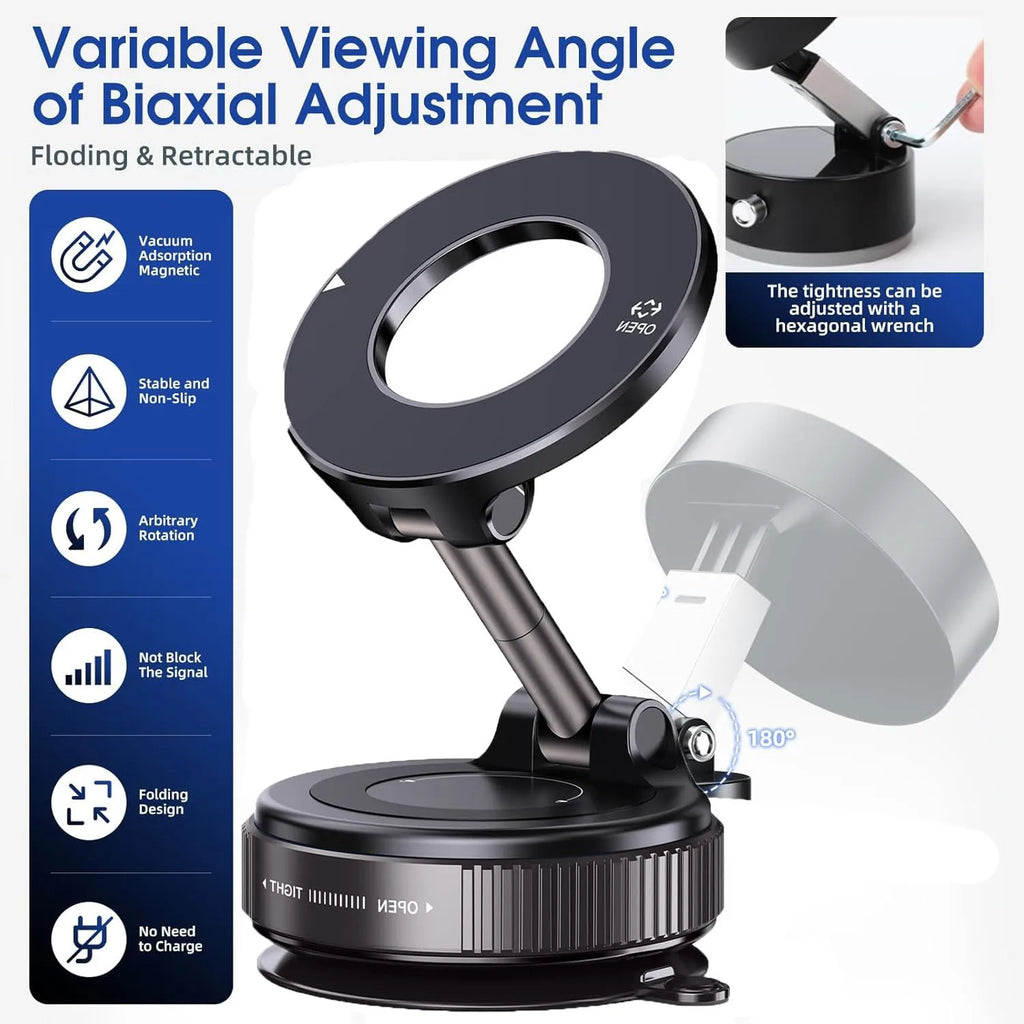 Adjustable Magnetic Car Phone Holder Pocket Size