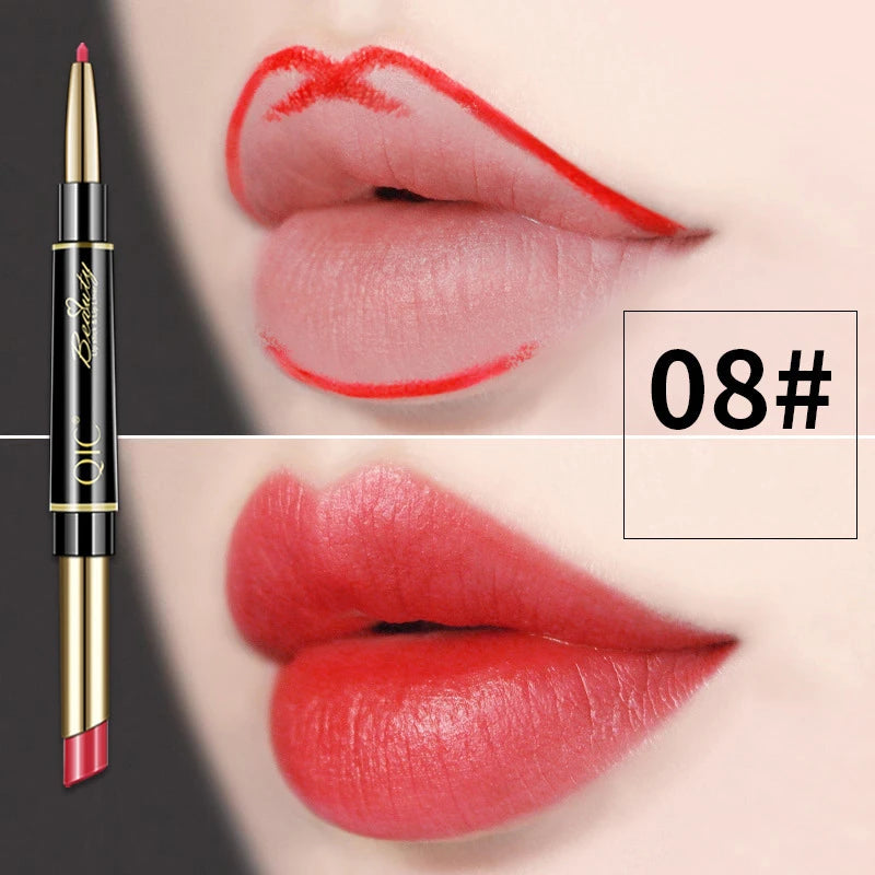 2 IN 1 Lip Liner Waterproof and Long Lasting