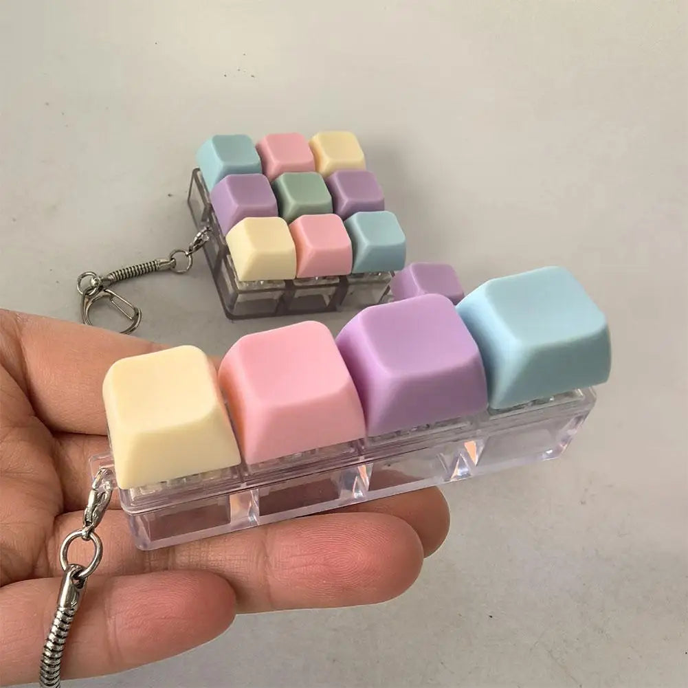 1/4/5/9 Button Keyboard Fidget Clicker(Without LED lights)