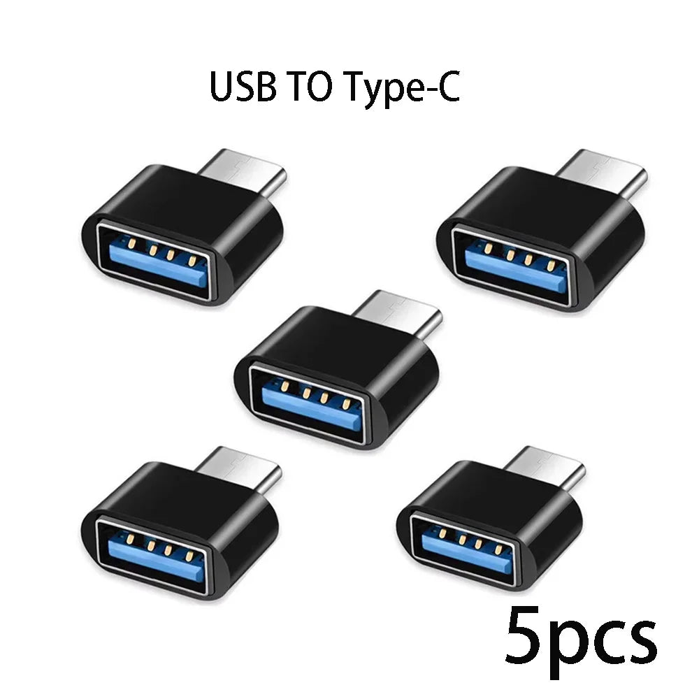 1-10PcsMini Type-C to USB Adapter