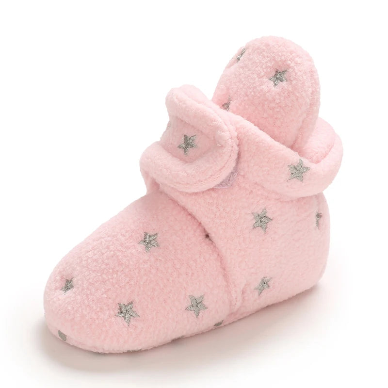 Newborn Baby Girls Boys Soft Booties Solid and comfortable