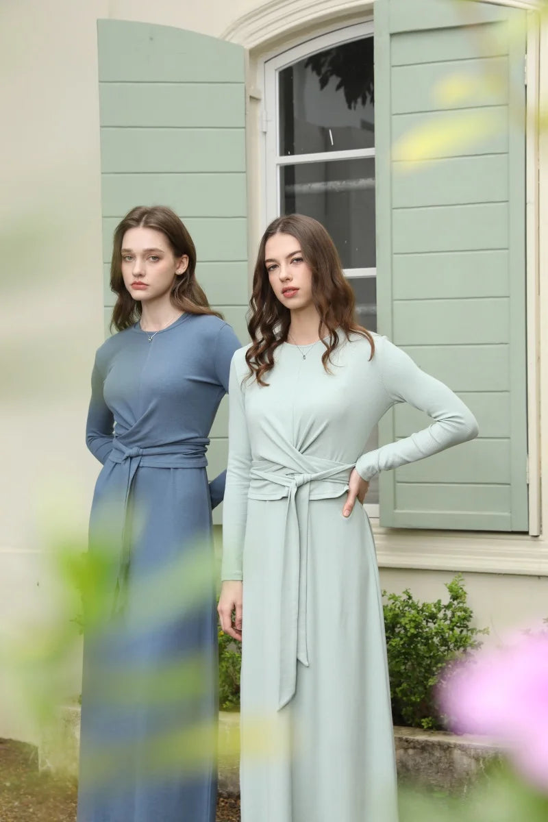 summer dress high Stretch matching sets for middle age