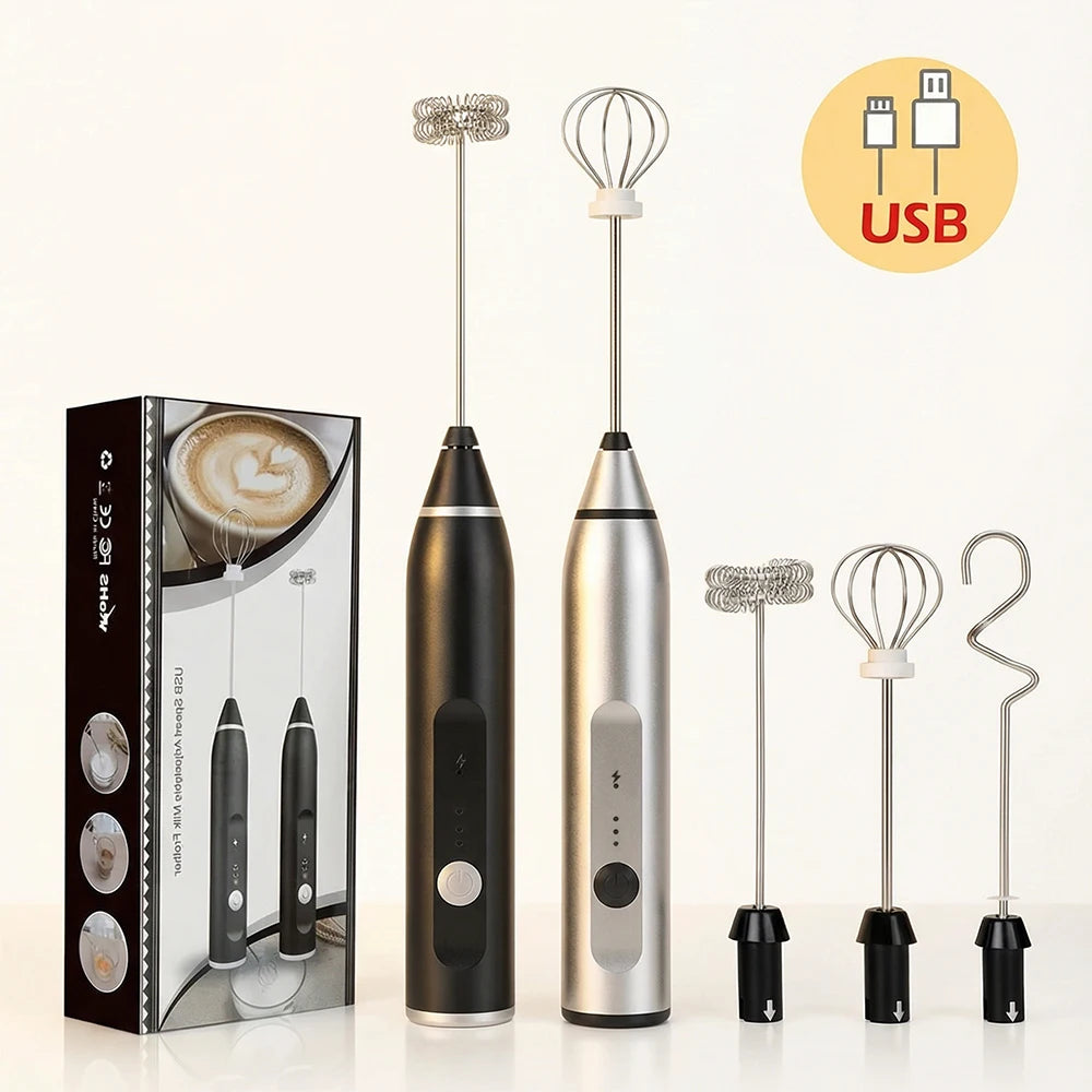 Portable Electric Milk Frothers Handheld Blender