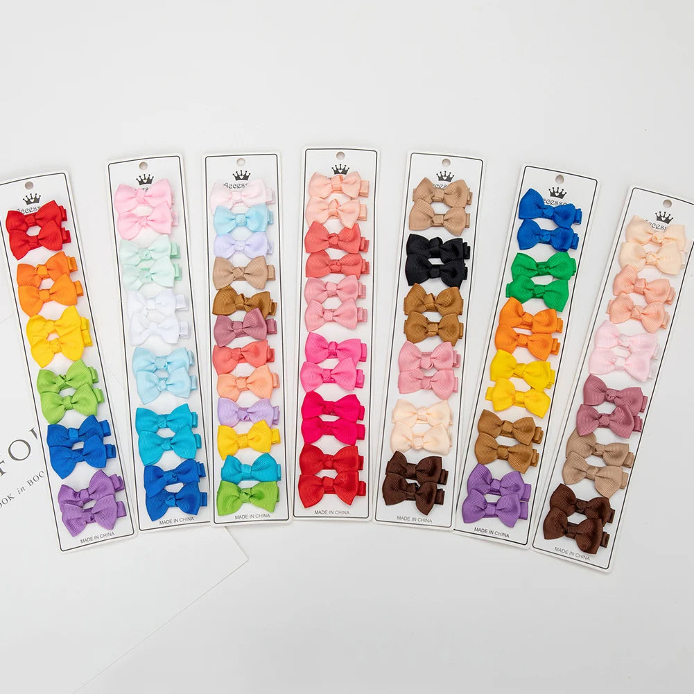 12Pcs/Lot 4.5cm Kids Hair Clips