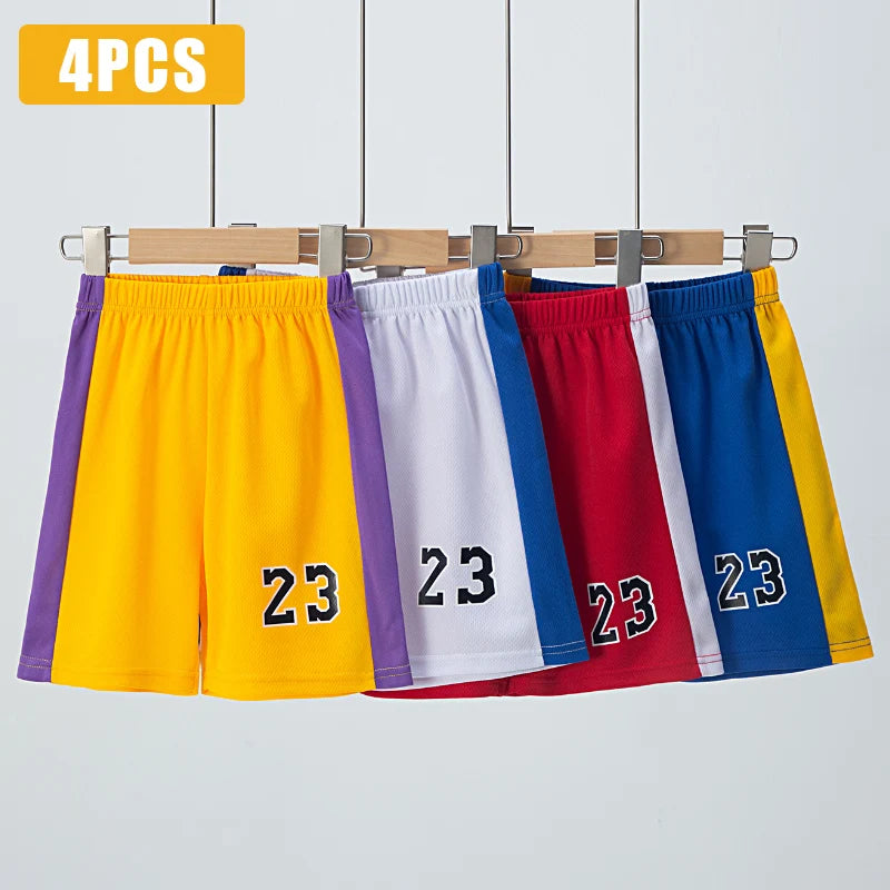 2/4Pcs Summer Children's Quick-drying Sports Suit