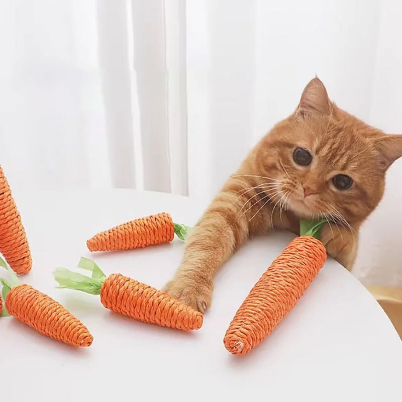 Cat Toys Sound Carrot Cuddle