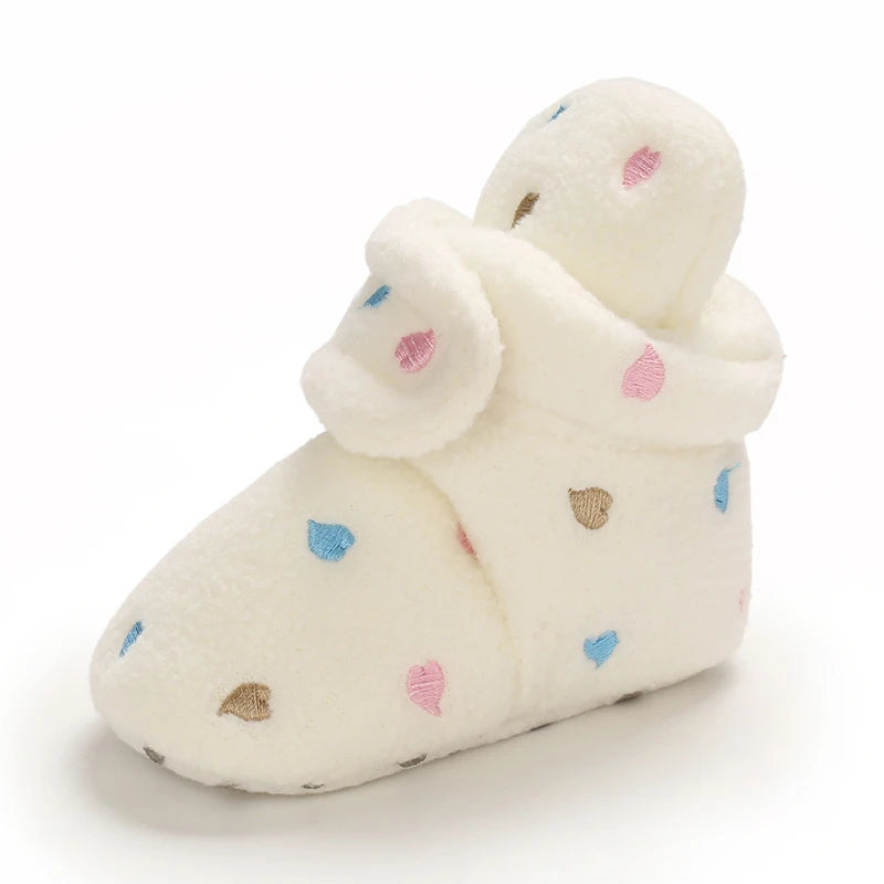 Newborn Baby Girls Boys Soft Booties Solid and comfortable