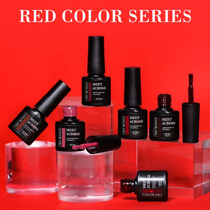 7ml Wine Red Gel Nail Polish Long-Lasting