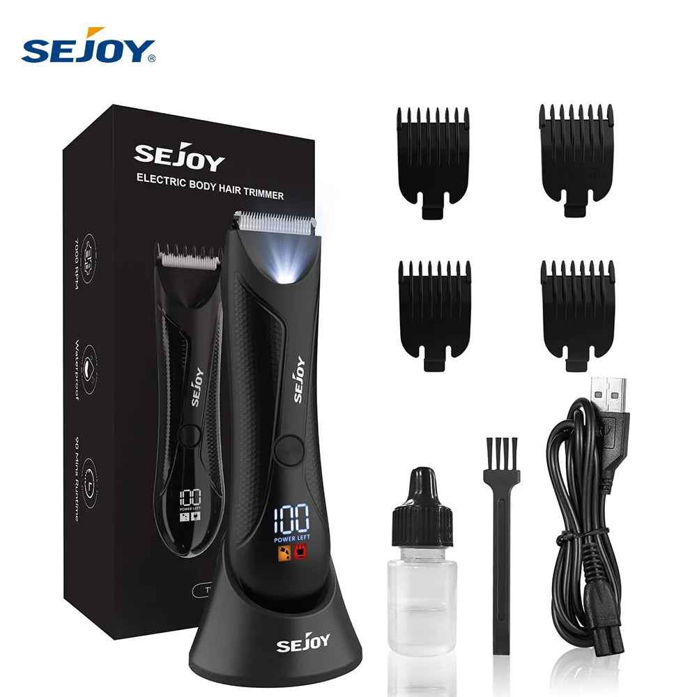 Electric Groin Body Hair Trimmer