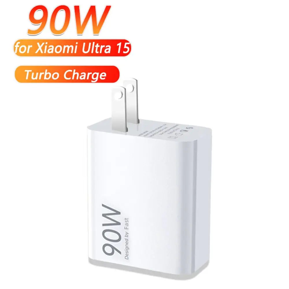 90W USB Fast Charging Adapter with Type C