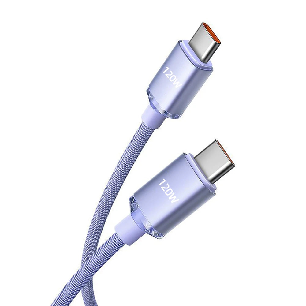120W PD Type C Cable Super Fast Charger