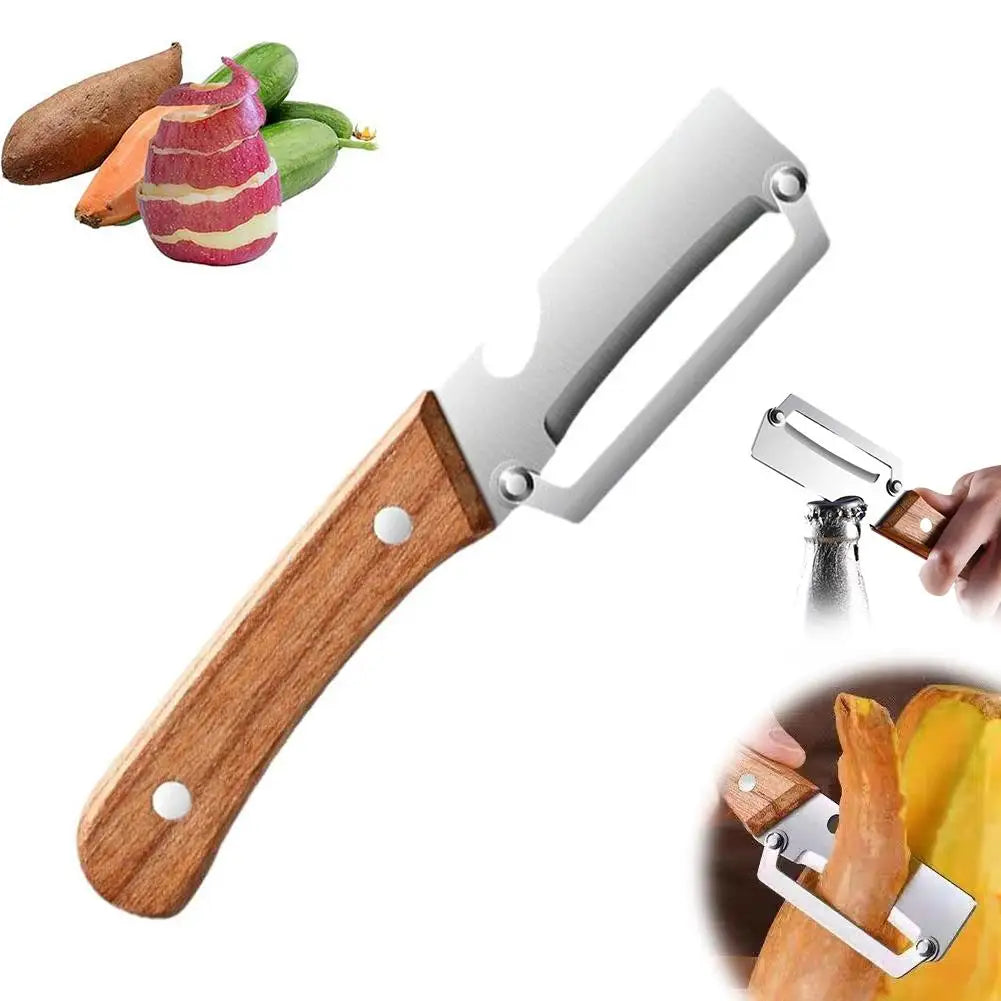 2026 Wooden Multi Functional Vegetable Peeler