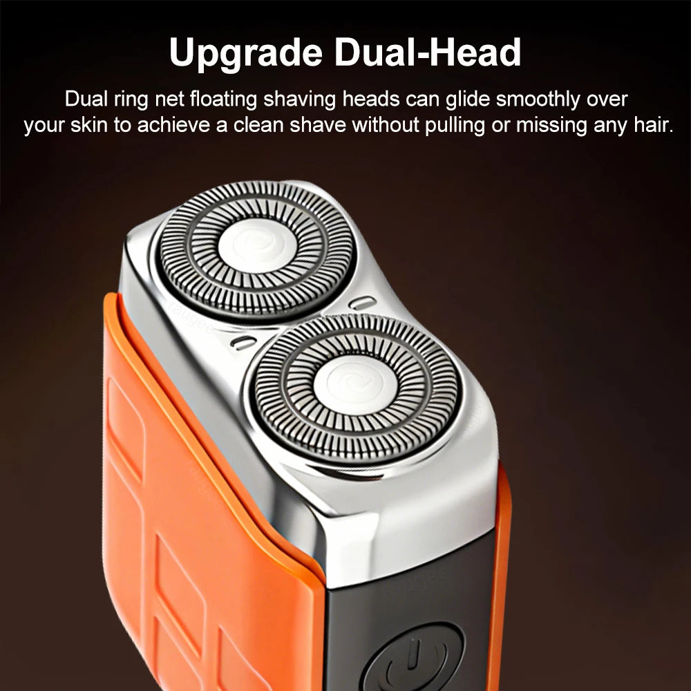 Electric Shaver for Men Dual-Head Blade Electric Razor