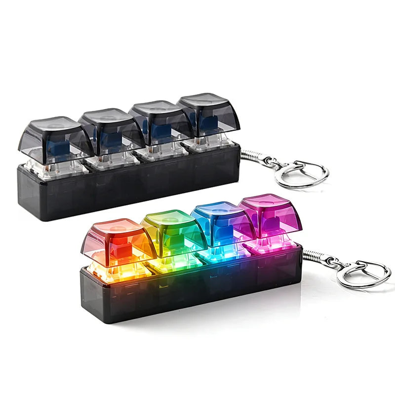 4-Button Fingertip Keyboard keychain
