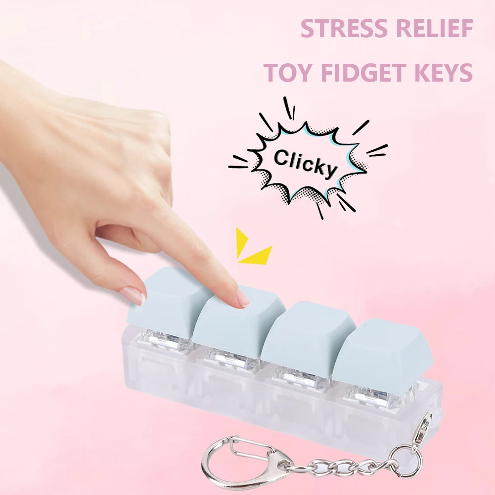Finger Keyboard Caps To Relief Pass Time